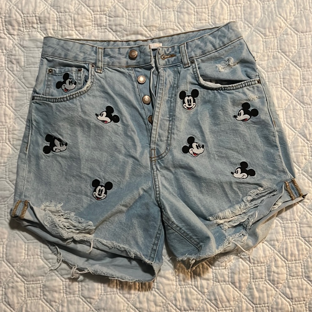 Disney shorts from Zara